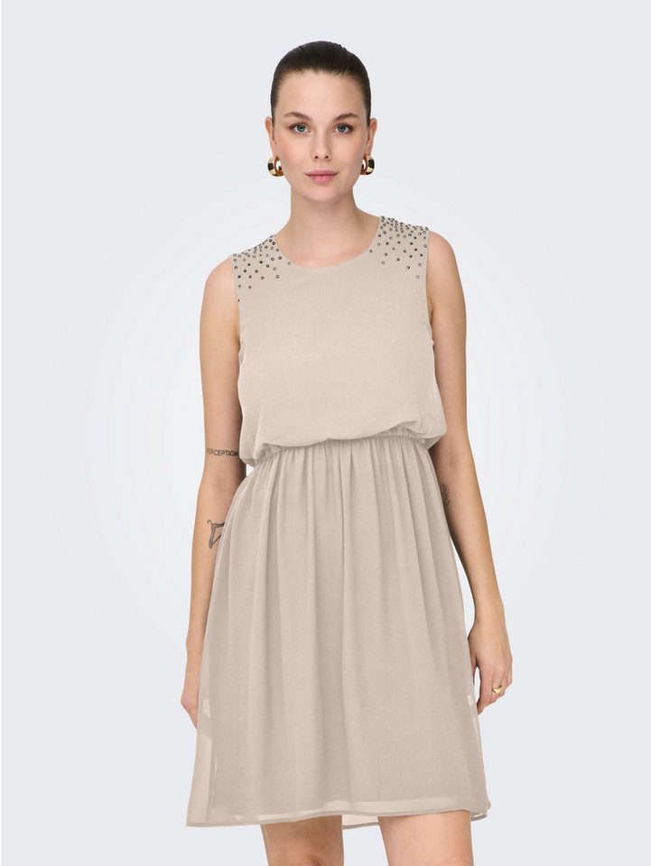 ONLY Minikleid ONLSTINNA LIFE SL DETAIL DRESS WVN Sommerkleid von ONLY