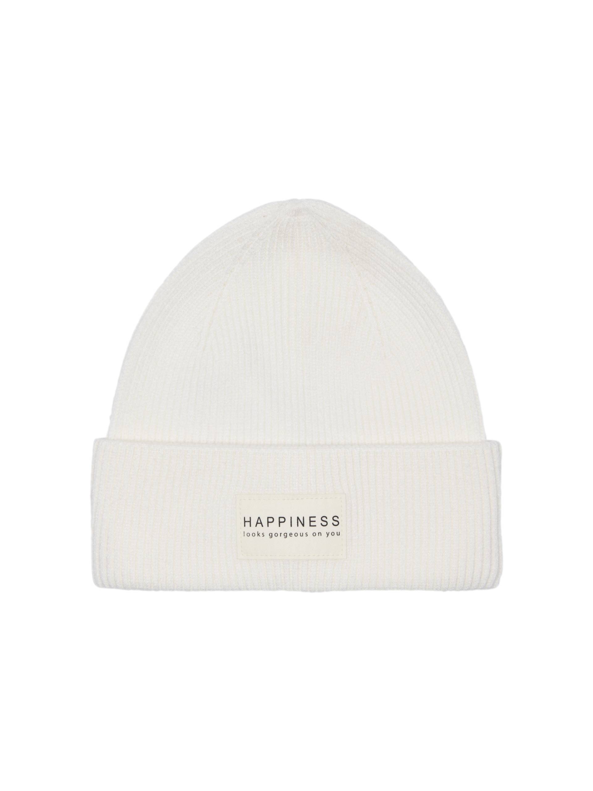 ONLY - ONLALPHA LIFE PATCH RIB BEANIE CC cloud dancer - Gr. - ONE SIZE von ONLY