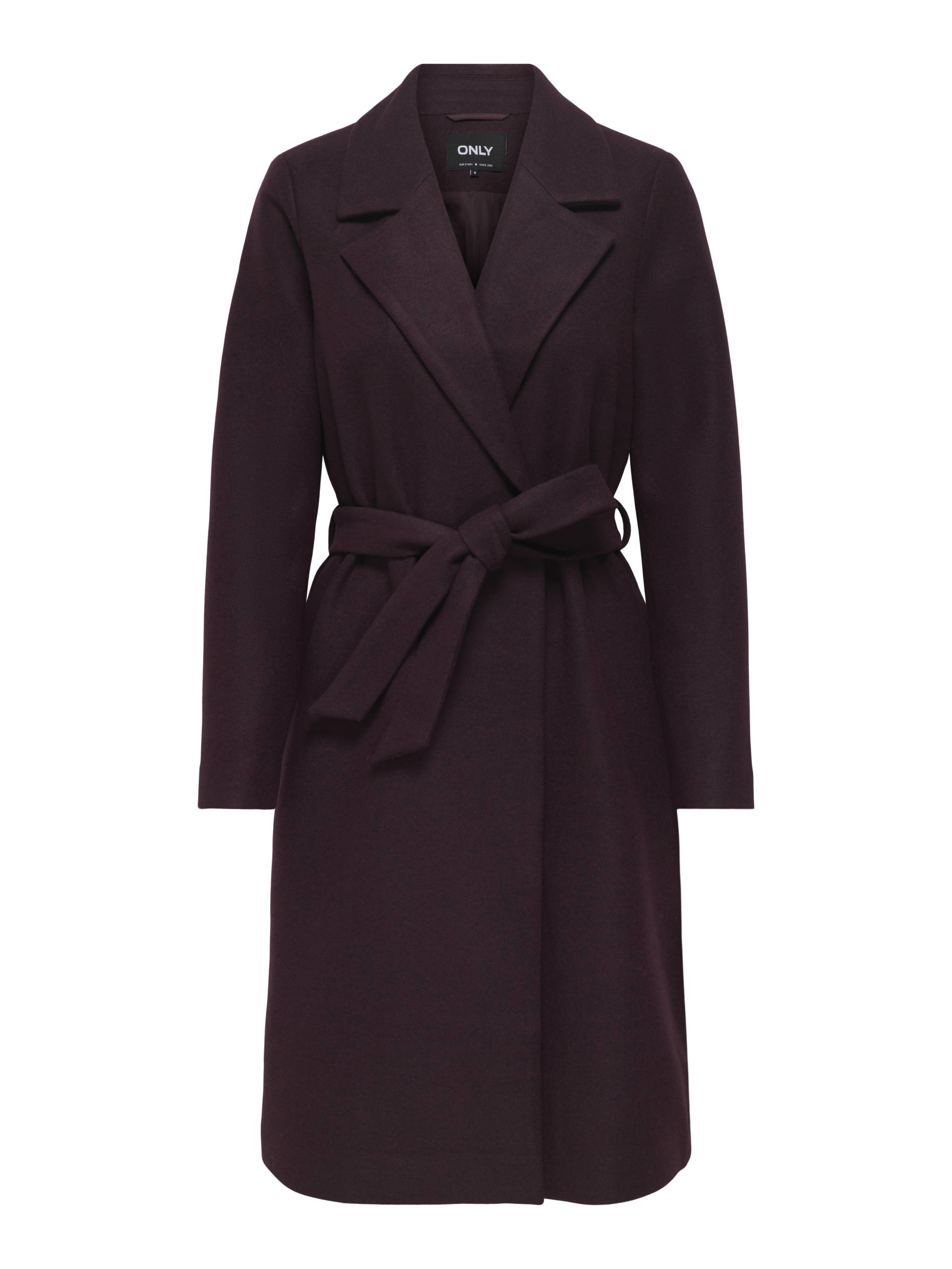 ONLY - ONLALVILDA LIFE WRAP COAT OTW NOOS mauve wine - Gr. - XS von ONLY