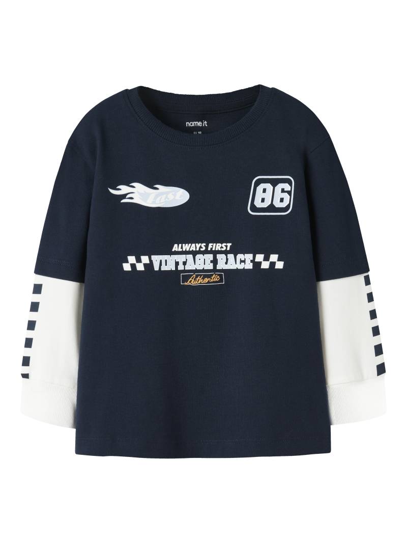 NAME IT - NMMRICHAEL LS NREG TOP BOX navy blazer - Gr. - 104 von NAME IT