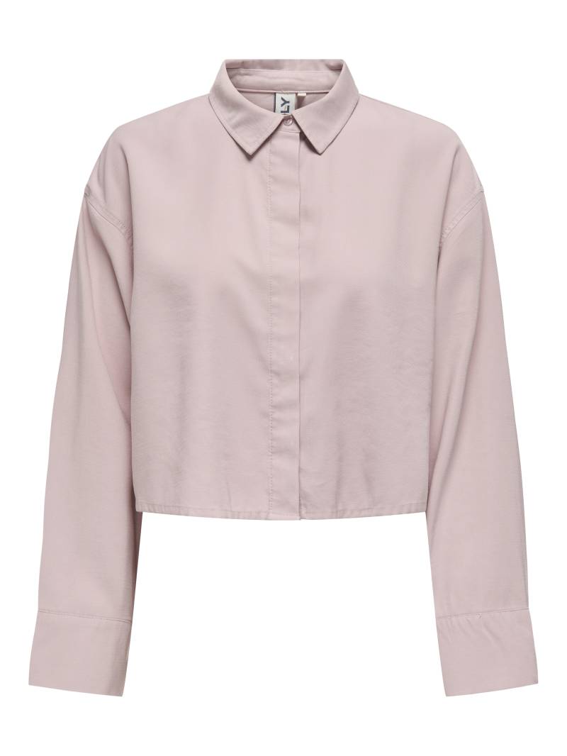 ONLY - ONLARIS LIFE LS OPE BACK SH SHIRT CC WVN violet ice - Gr. - L von ONLY