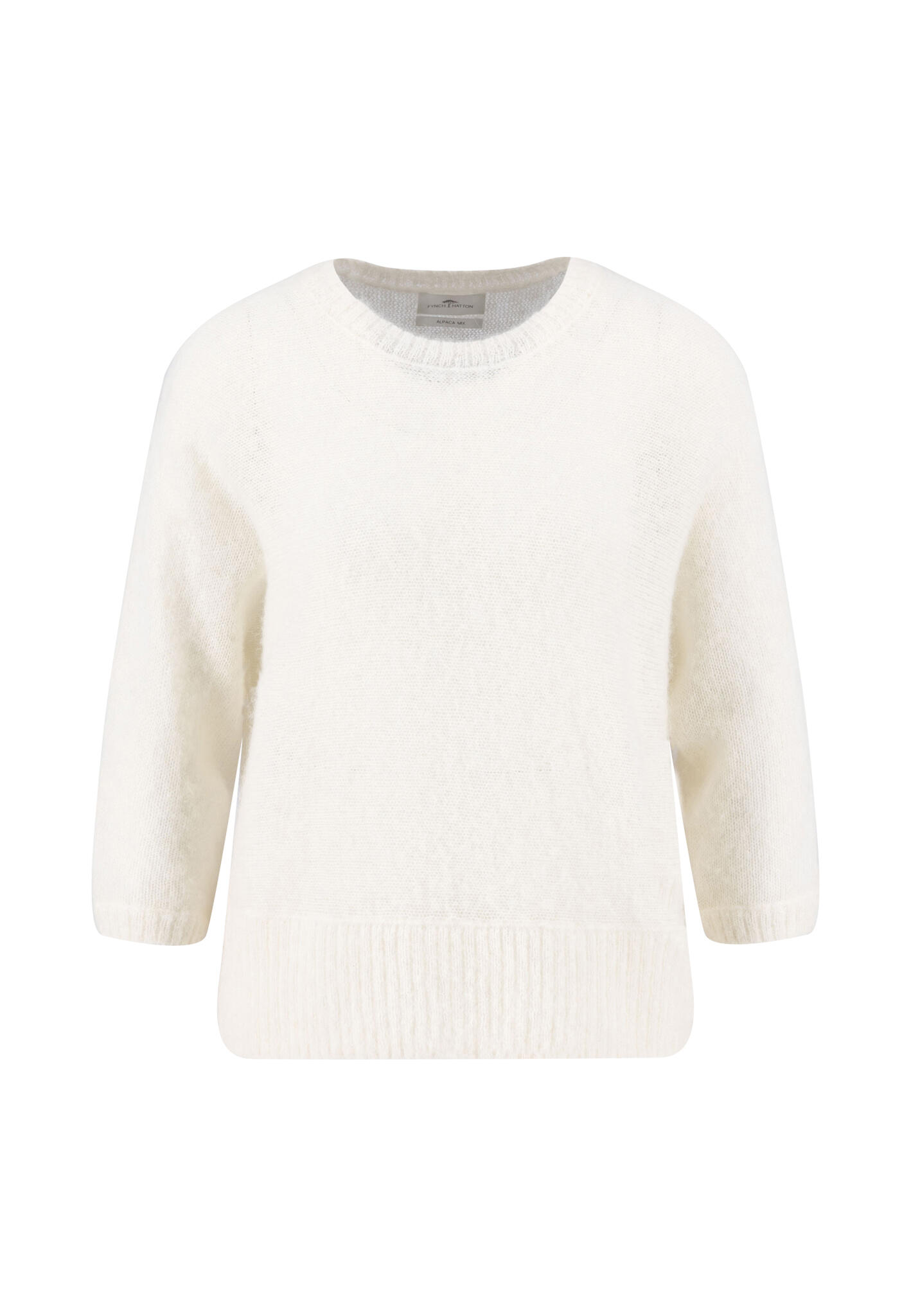 FYNCH-HATTON - PULLOVER HAIRY SOLID milk - Gr. - L von FYNCH-HATTON