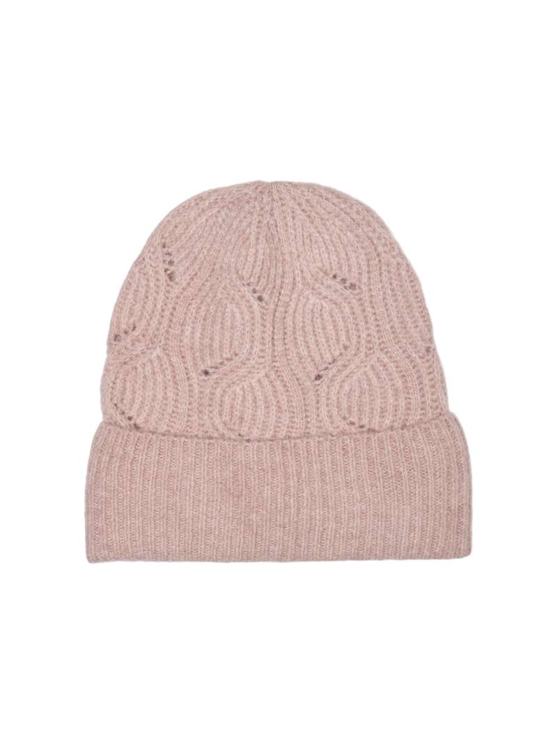ONLY - ONLAURORA STRUCTURED KNIT BEANIE CC rose smoke - Gr. - ONE SIZE von ONLY