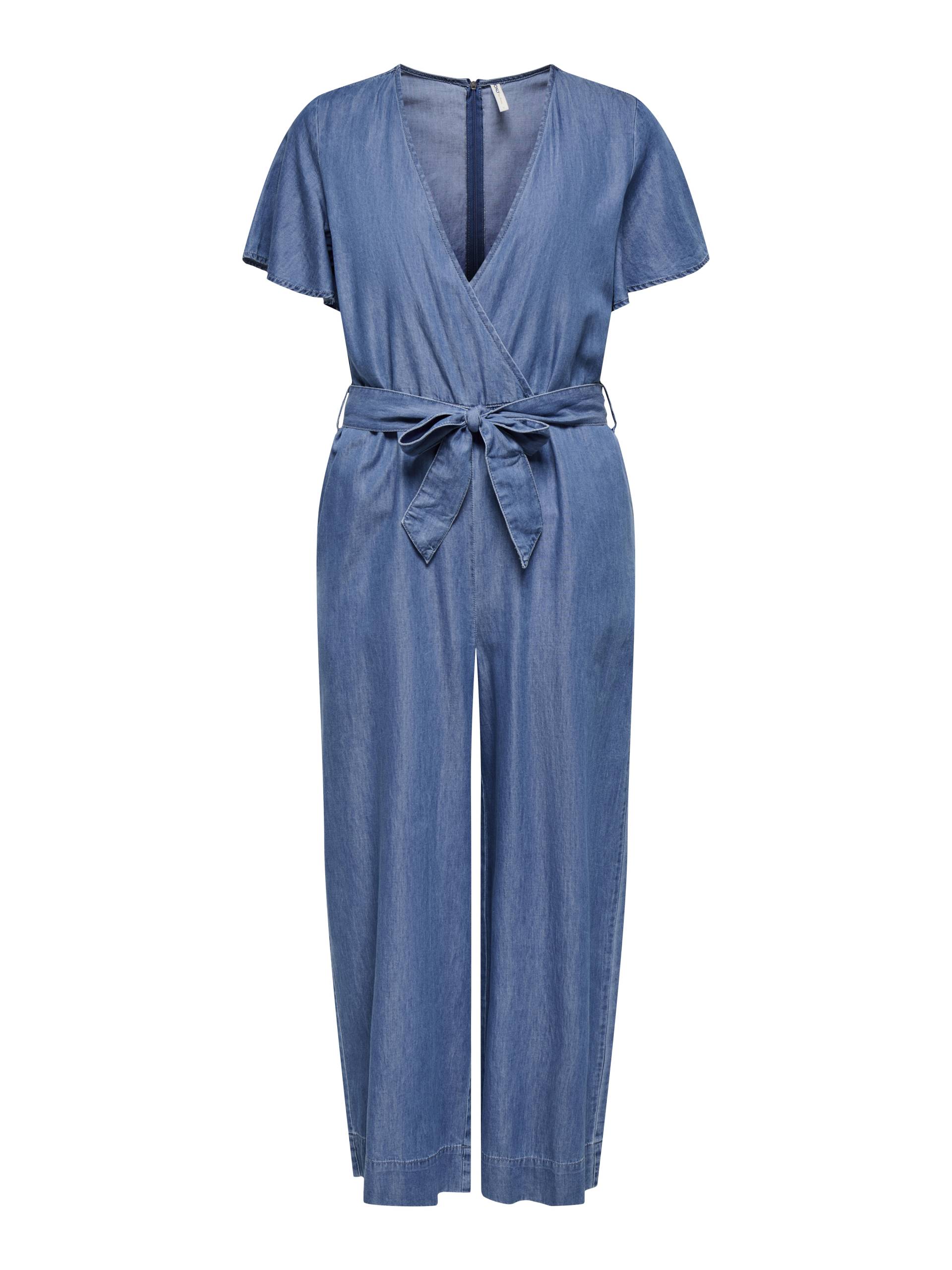 ONLY - ONLBEA HANNA SS DNM JUMPSUIT BJ medium blue denim - Gr. - XS von ONLY