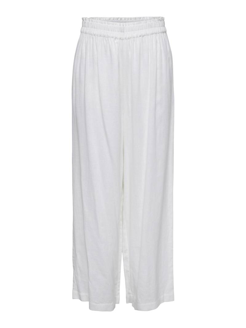 ONLY - ONLBRUXELLES HW LINEN BLEN PANT PNT NOOS bright white von ONLY