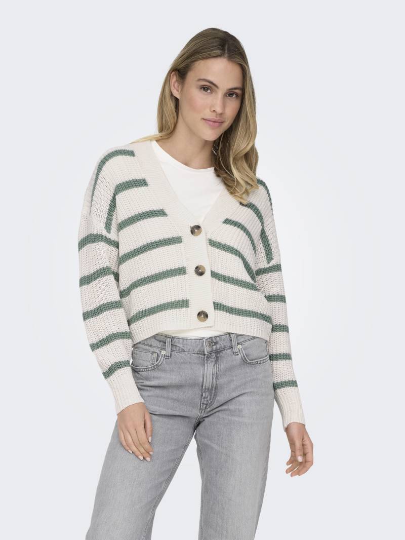 ONLY - ONLCAROLNICE STRIPE CARDIGAN KNT NOOS - Gr. - L von ONLY