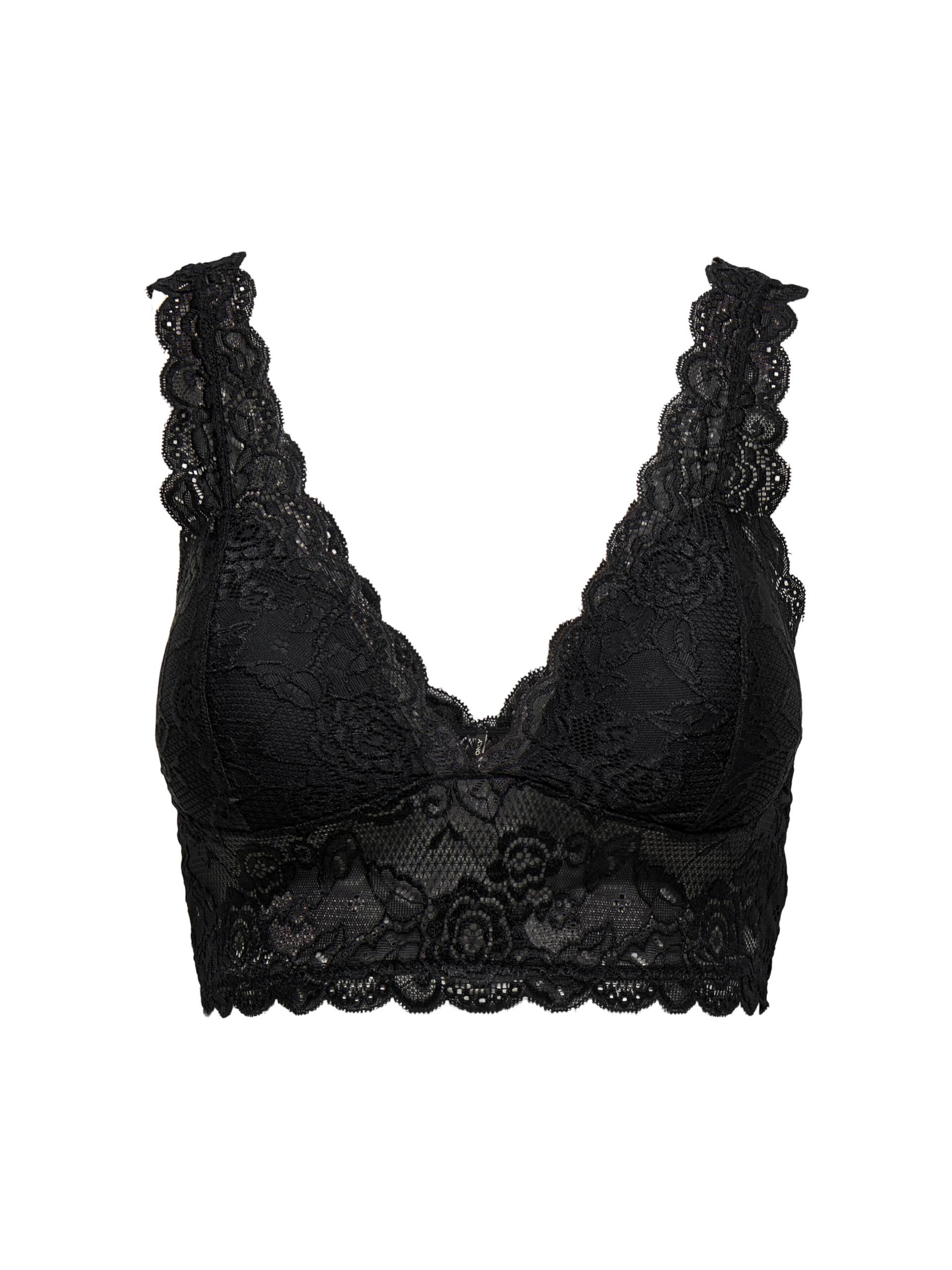 ONLY - ONLCHLOE LACE BRA NOOS ACC black - Gr. - L von ONLY