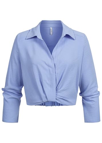 ONLY ONLDINA Mette 7/8 Collar TIE Shirt - XL von ONLY