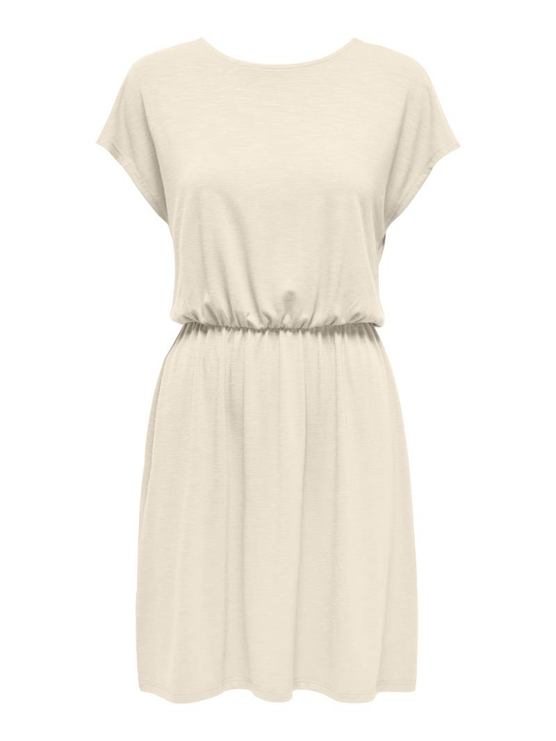 ONLY - ONLFREDA BATSLEEVE O-NECK MIX DRESS JRS antique white - Gr. - L von ONLY