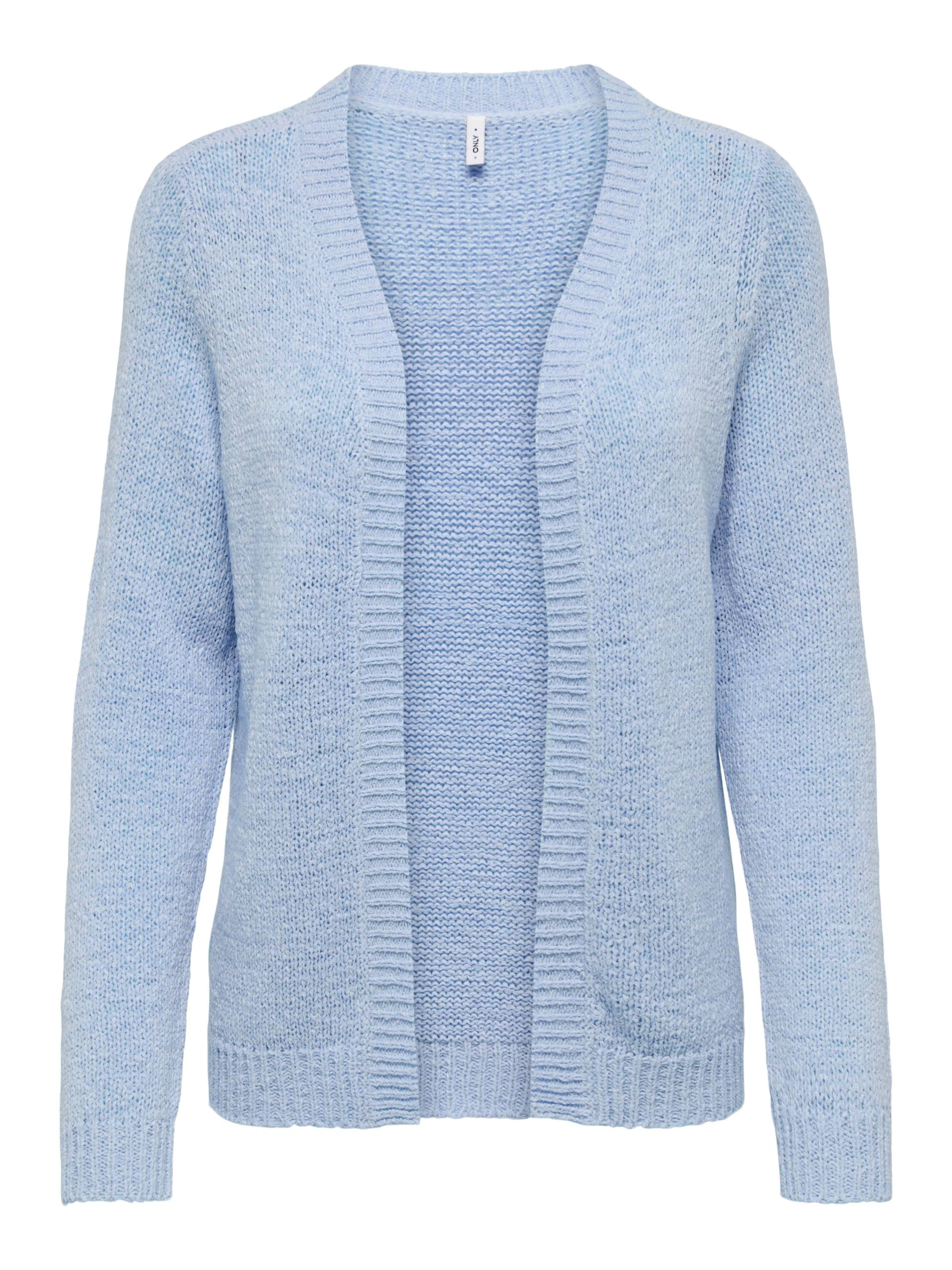 ONLY - ONLGEENA LS OPEN CARDIGAN KNT clear sky - Gr. - L von ONLY