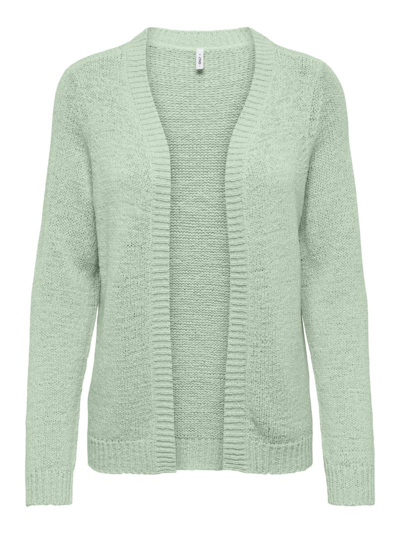ONLY - ONLGEENA LS OPEN CARDIGAN KNT subtle green - Gr. - XS von ONLY