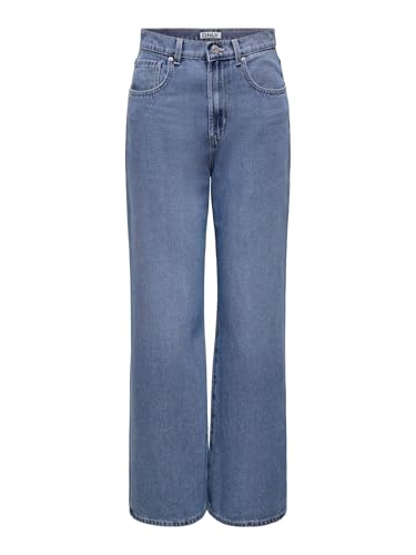 ONLY Female Jeans mit weitem Bein ONLHOPE Hohe Taille Weiter Beinschnitt Jeans von ONLY