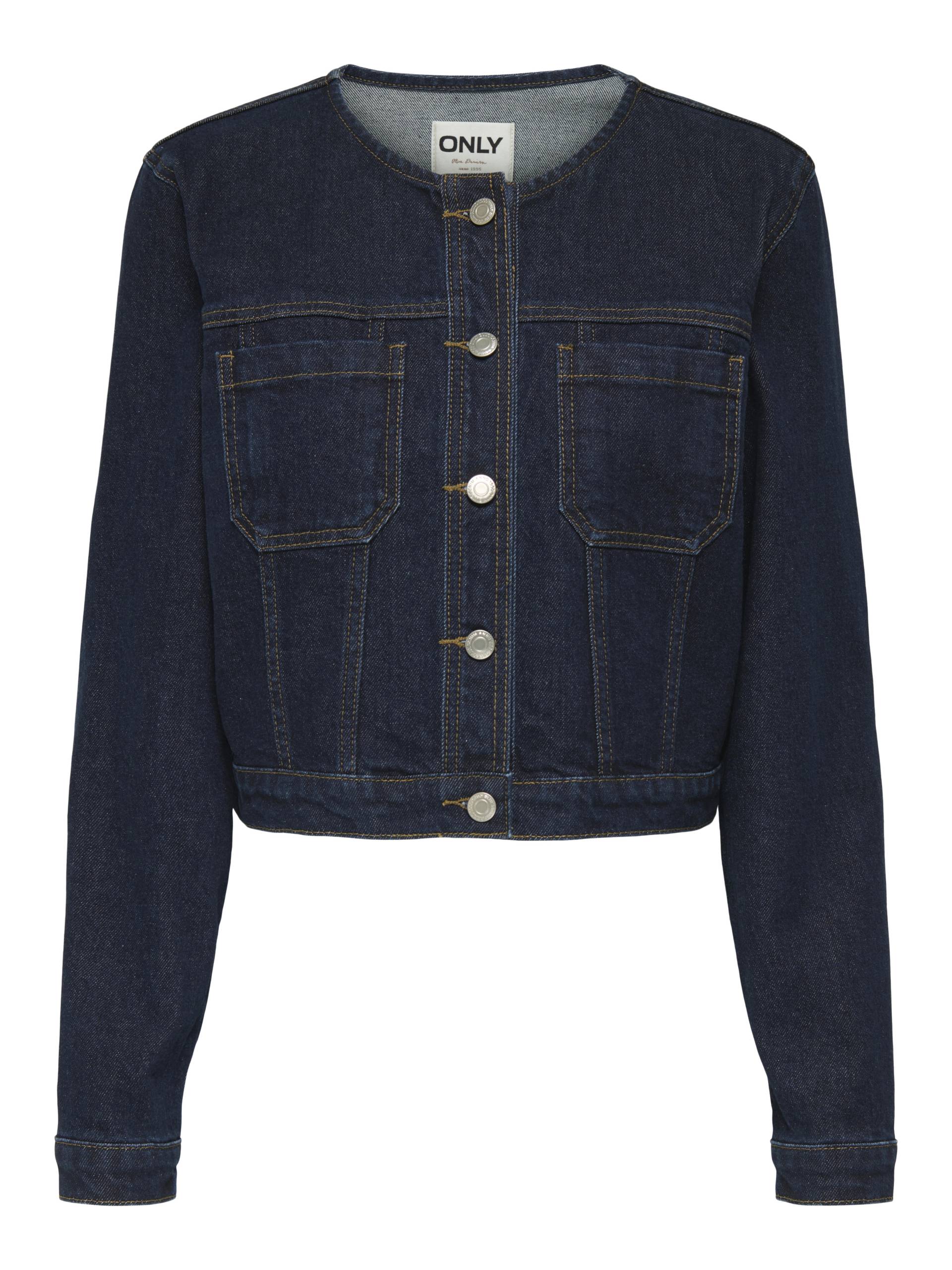 ONLY - ONLJOANA LS DNM JACKET MAE dark blue denim - Gr. - L von ONLY
