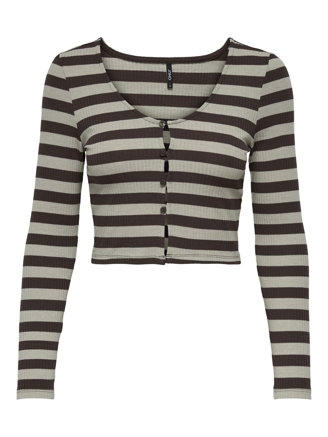 ONLY - ONLJOLLA L/S CARDIGAN JRS chocolate martini - Gr. - M von ONLY