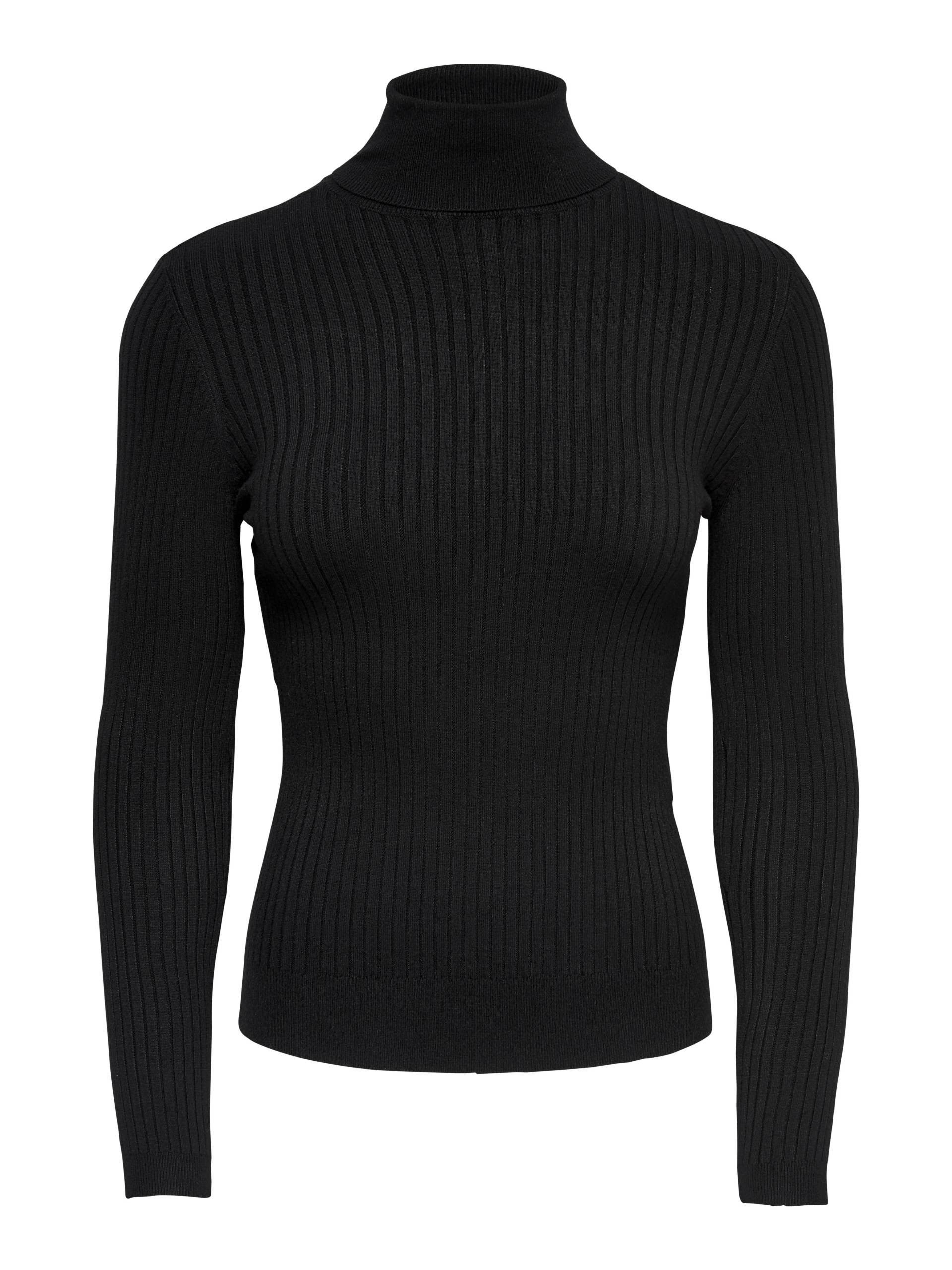 ONLY - ONLKAROL L/S ROLLNECK PULLOVER KNT NOOS black - Gr. - L von ONLY