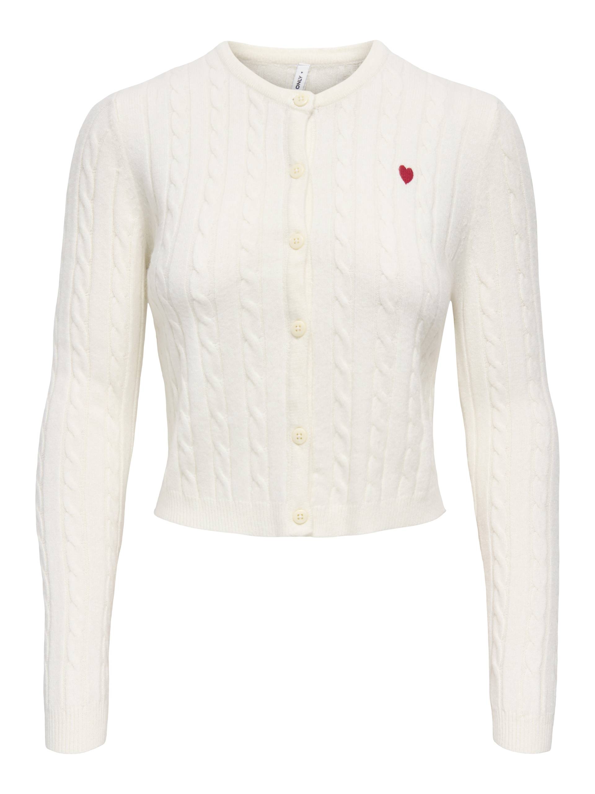 ONLY - ONLKATIA LS CABLE BUTTON CARDIGAN CC KNT - Gr. - XS von ONLY