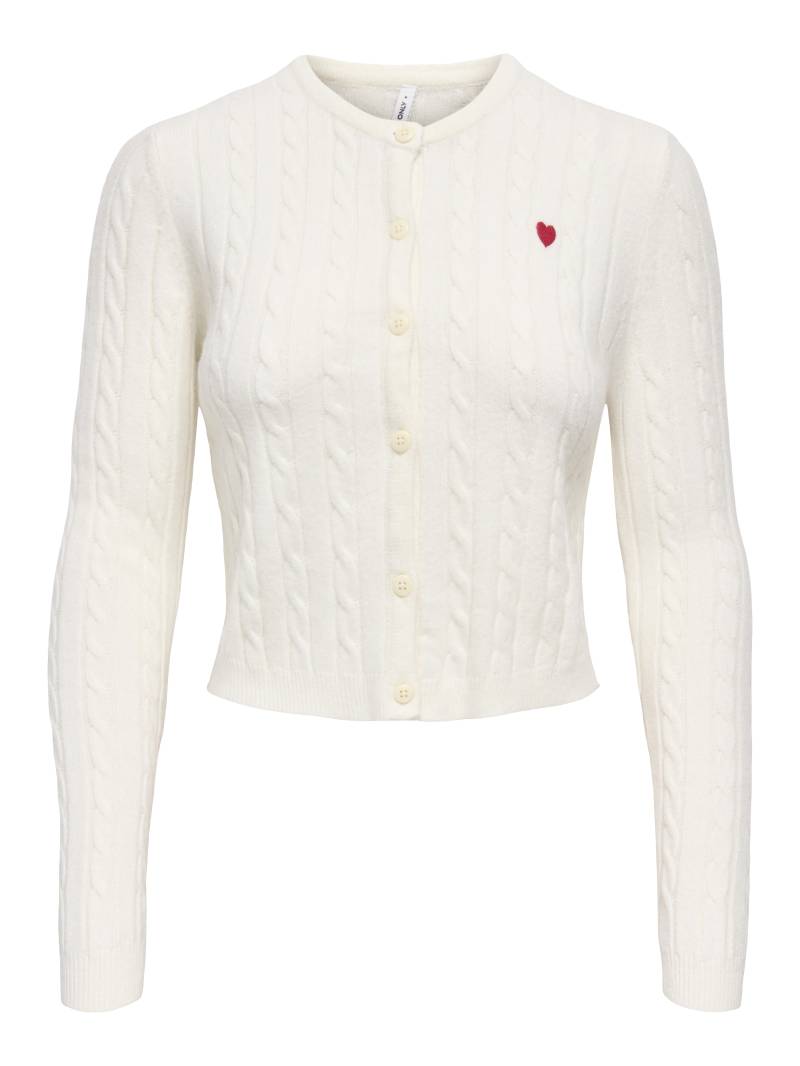 ONLY - ONLKATIA LS CABLE BUTTON CARDIGAN CC KNT - Gr. - XS von ONLY