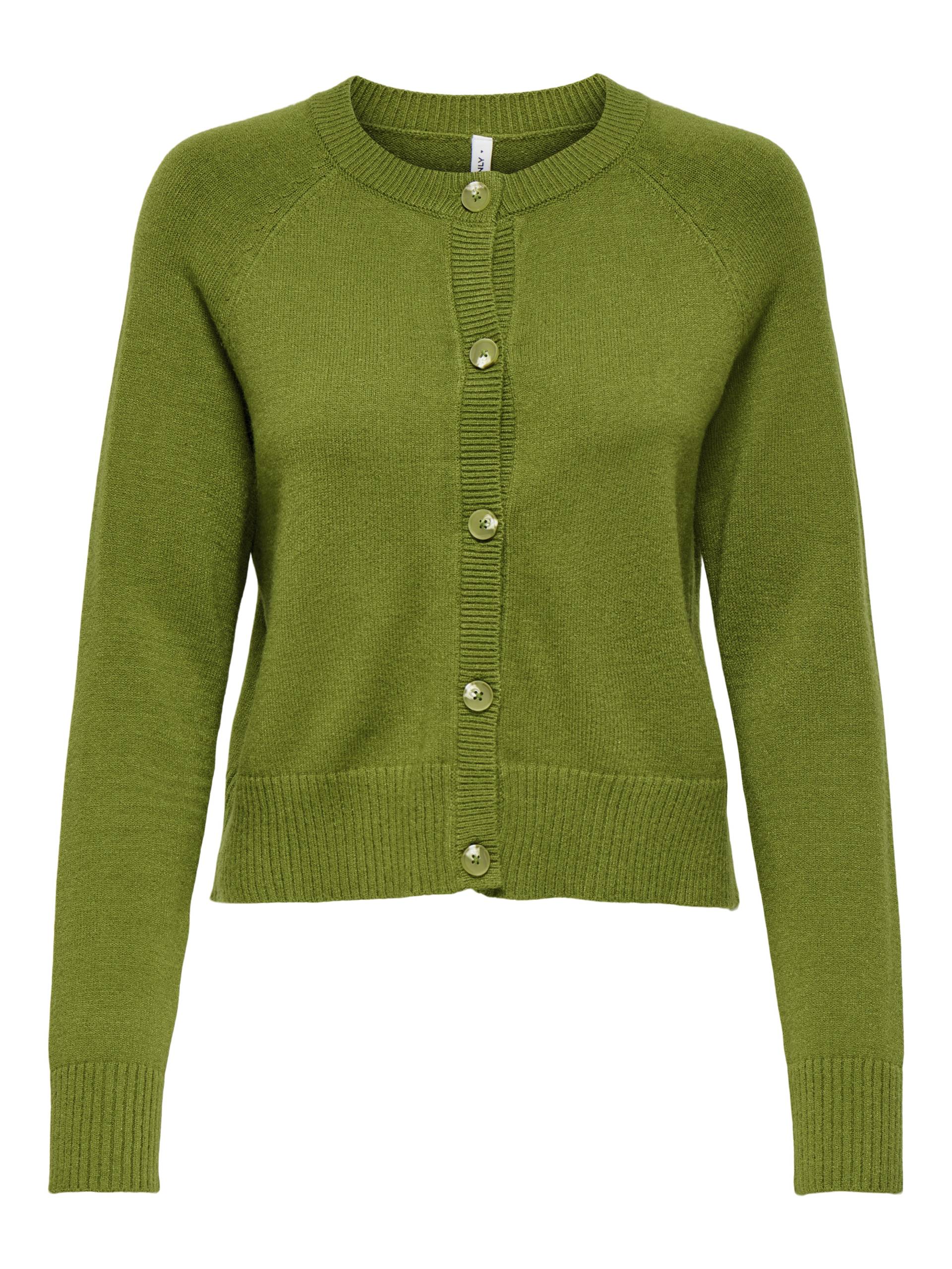 ONLY - ONLKATIA LS SHORT CARDIGAN CC KNT peat moss - Gr. - M von ONLY