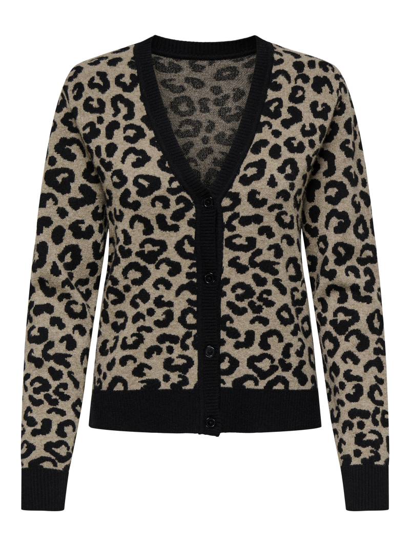 ONLY - ONLLEO LS V-NECK CARDIGAN KNT NOOS black - Gr. - M von ONLY