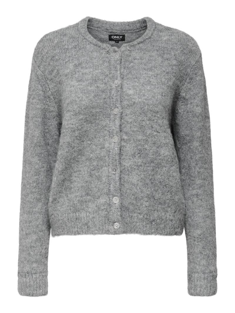 ONLY - ONLMAGGIE LIFE LS BUTTON CARDIGAN CC KNT light grey melange - Gr. - M von ONLY