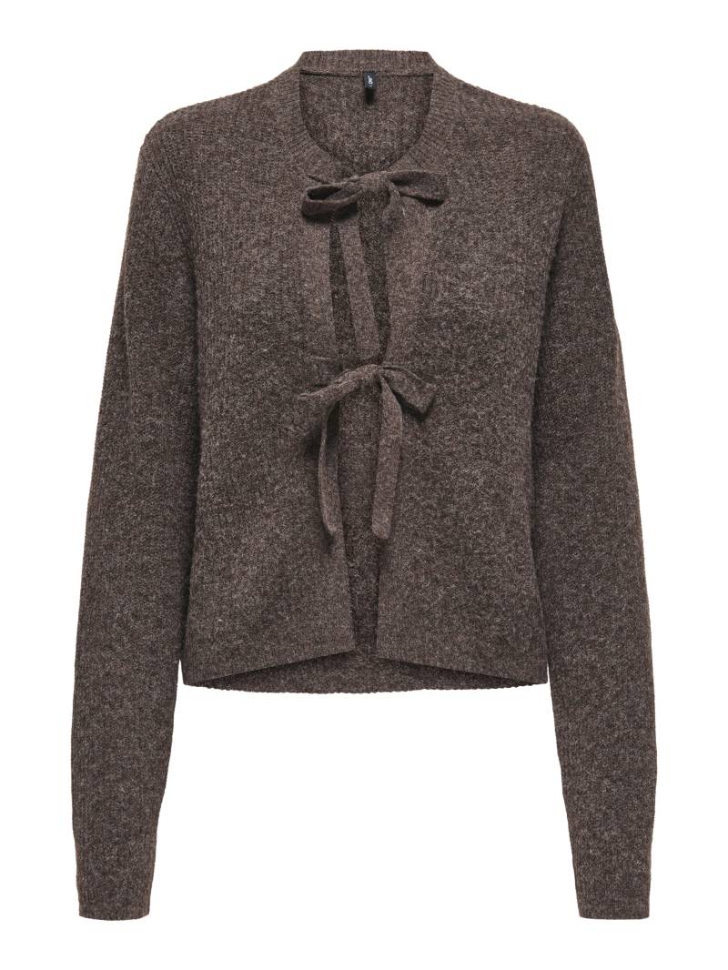 ONLY - ONLMALIS BOW LS CARDIGAN EX KNT pinecone - Gr. - L von ONLY