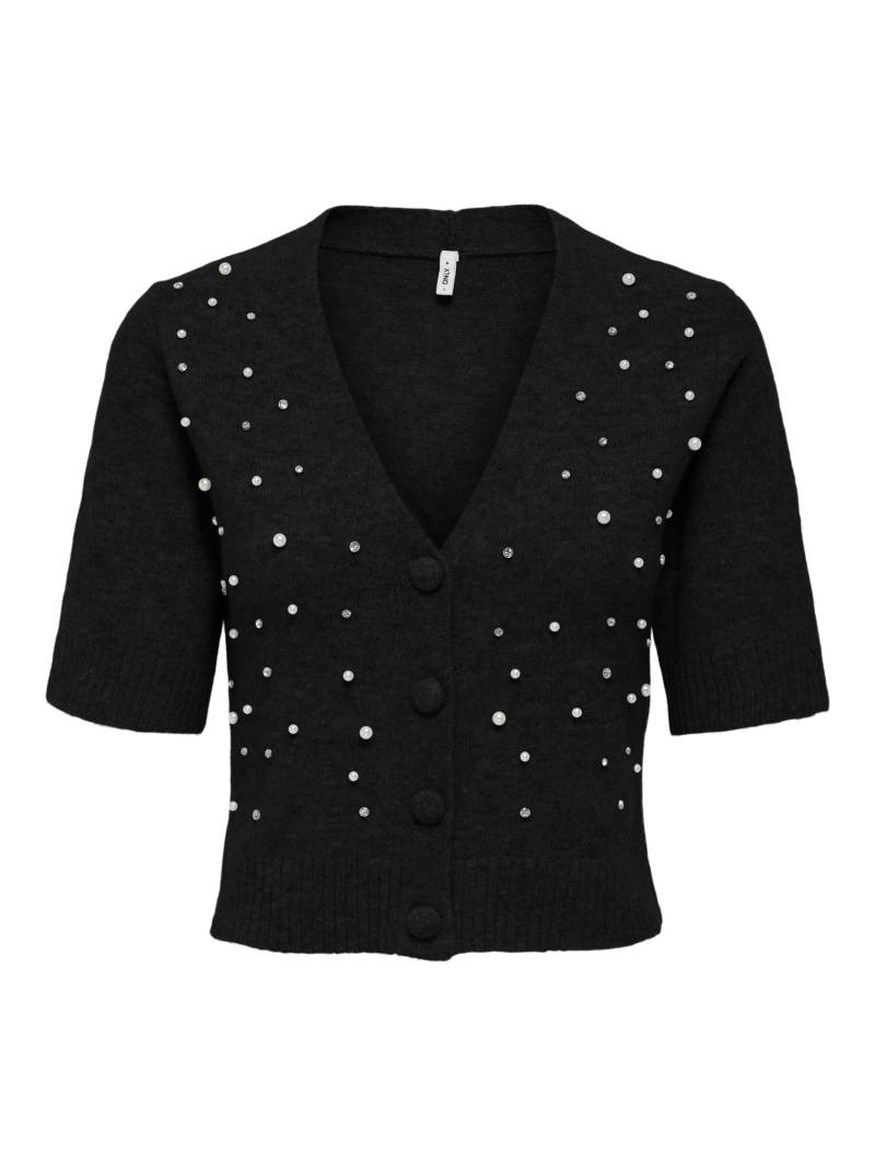 ONLY - ONLRENE LIFE SS BLING CARDIGAN CC KNT black - Gr. - XS von ONLY