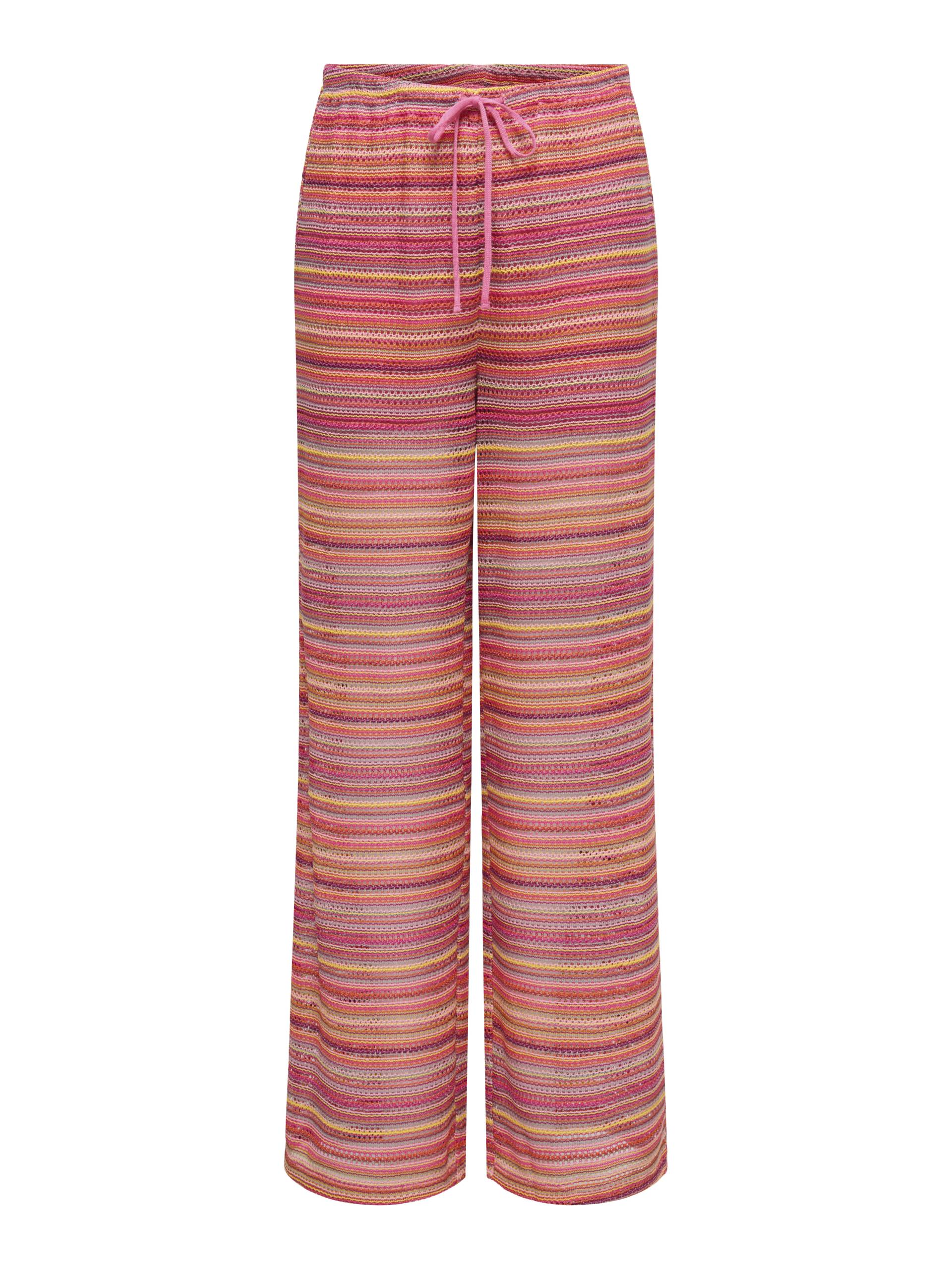 ONLY - ONLSANDY WIDE TIE STRING PANTS JRS Raspberry - Gr. - S von ONLY