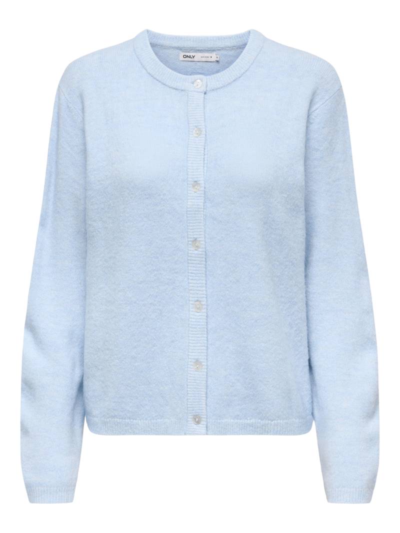 ONLY - ONLSIMONI L/S O-NECK CARDIGAN KNT NOOS cashmere blue - Gr. - XL von ONLY
