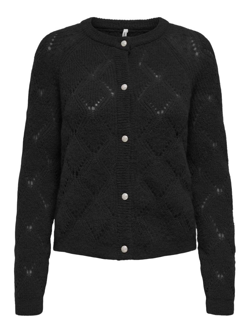 ONLY - ONLSUSIA LIFE LS STRUCTU CARDIGAN CC KNT black - Gr. - L von ONLY