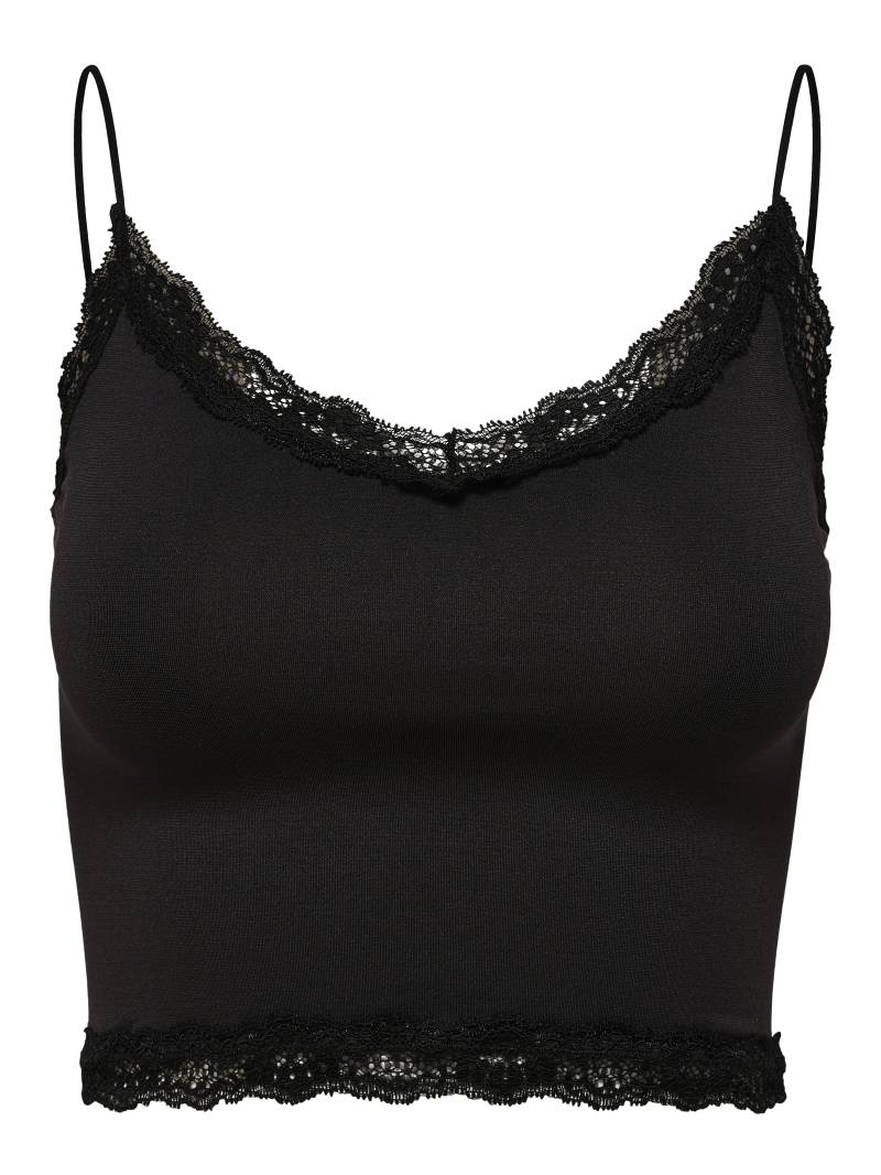 ONLY - ONLVICKY LACE SEAMLESS CROPPED TOP NOOS black von ONLY