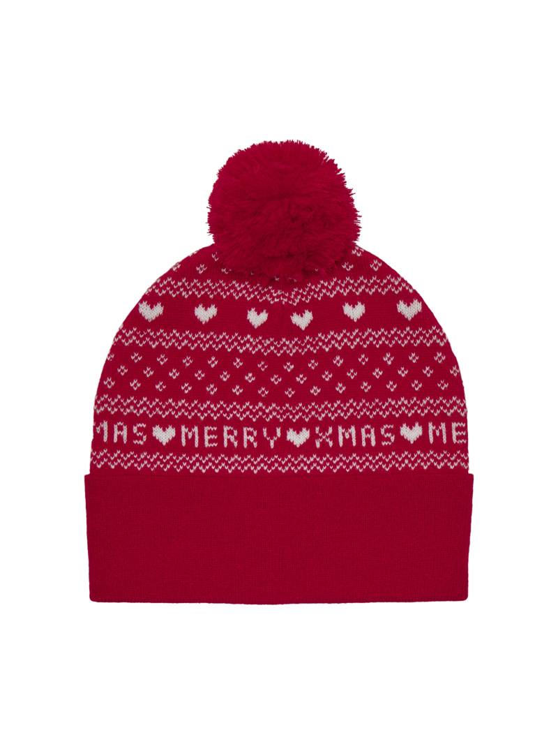 ONLY - ONLVIVIENNE XMAS BEANIE ACC high risk red - Gr. - ONE SIZE von ONLY
