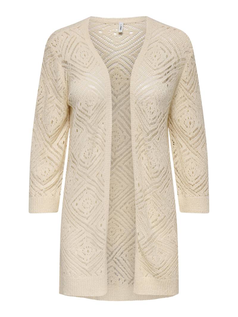 ONLY - ONLWISTY 7/8 OPEN CARDIGAN KNT ecru - Gr. - XS von ONLY
