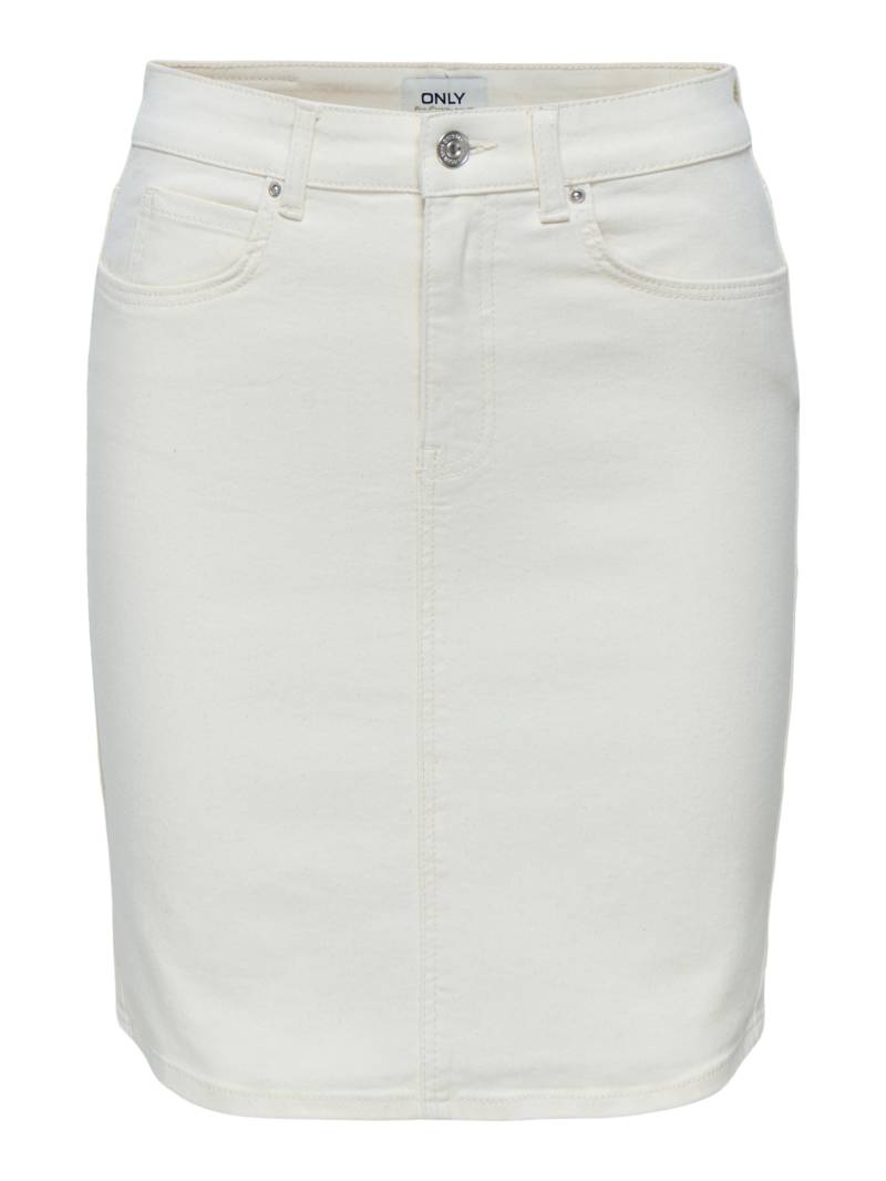 ONLY - ONLWONDER HW DNM SKIRT PIM ecru - Gr. - S von ONLY