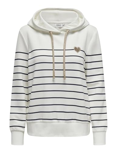 ONLY Onladelle L/S Stripe Hood SWT Noos ONLY Onladelle L/S Stripe Hood SWT Noos von ONLY