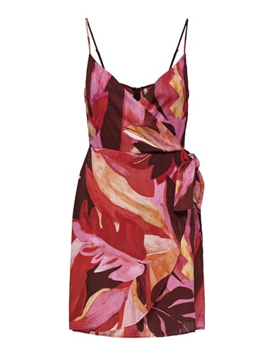 ONLY Onlalma Life Vis Isa Wrap Dress AOP von ONLY