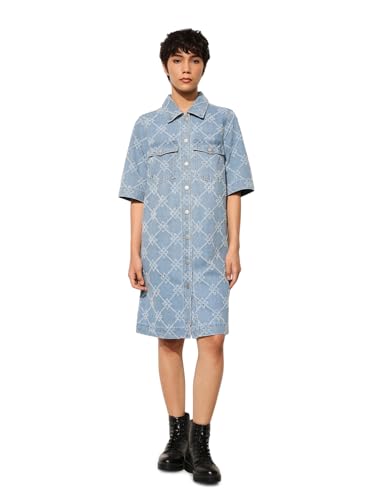 ONLY Onlbelle S/S Button Print Dress DNM Gua von ONLY