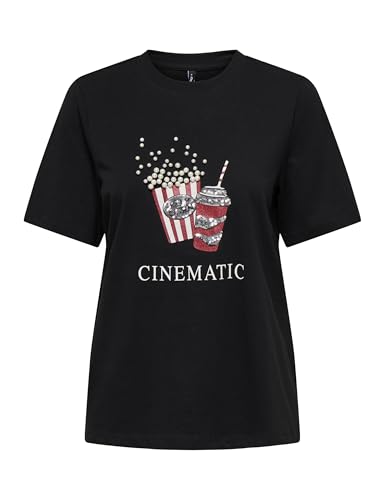 ONLY Onlburst Life S/S Popcorn Top Box JRS von ONLY