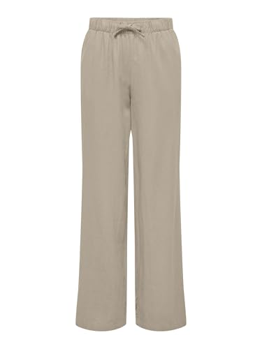 ONLY Onlcaro Mw Linen Bl Pull-Up Pant PNT von ONLY