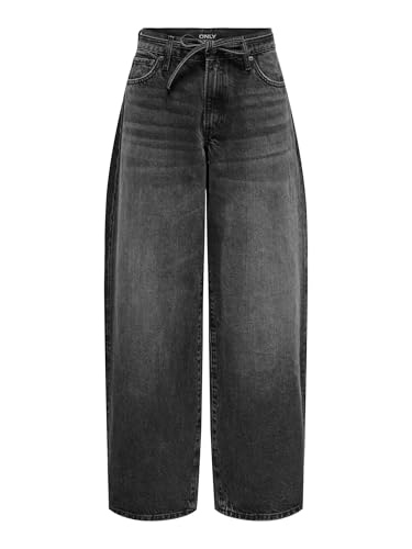 ONLY Female Jeans mit weitem Bein ONLGIANNA Mittlere Taille Ballon Schnitt Jeans von ONLY