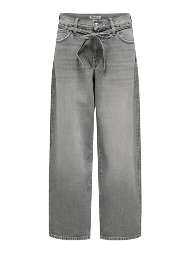 ONLY Female Straight-Fit Jeans ONLGIANNA Mittlere Taille Ballon Schnitt Jeans von ONLY