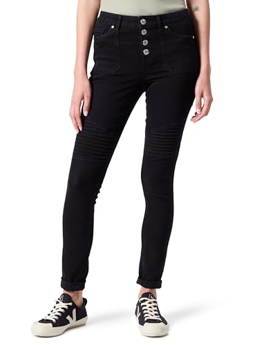 ONLY Onlhush Mid Waist Sk Poc Biker PIM DNM ONLY Onlhush Mid Waist Sk Poc Biker PIM DNM von ONLY