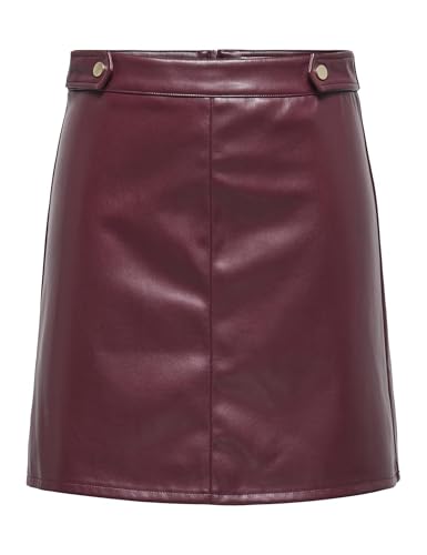 ONLY Onlisabel Hw Faux Leather Skirt PNT von ONLY