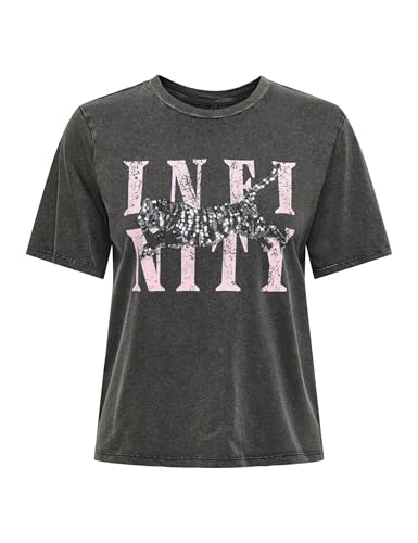 ONLY Onllucy Life S/S Tigers Top Box JRS von ONLY