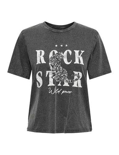 ONLY Onllucy Life S/S Tigers Top Box JRS von ONLY