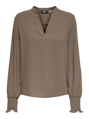 ONLY Onlmette V-Neck Ls Smock Top Noos WVN von ONLY