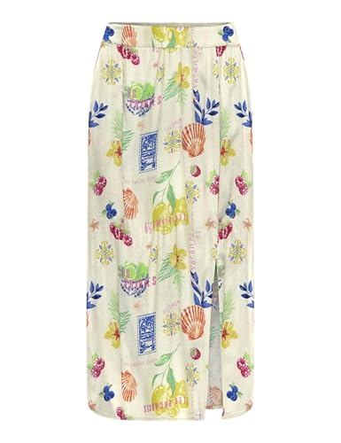 Onlnova Life Vis Lamar Slit Skirt AOP von ONLY