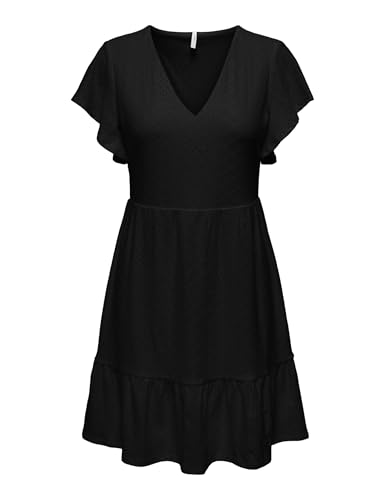 ONLY Onlsandra S/S V-Neck Dress JRS ONLY Onlsandra S/S V-Neck Dress JRS von ONLY