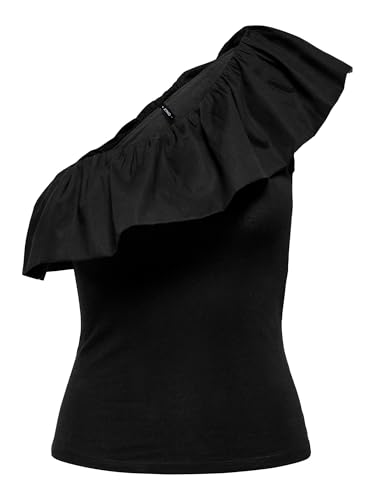 ONLY Onlsoffy One Shoulder Mix Top Box JRS von ONLY
