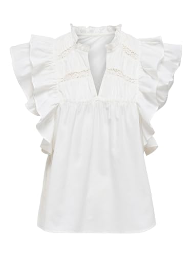 ONLY Onlsunny Capsl Frill Top WVN Noos von ONLY
