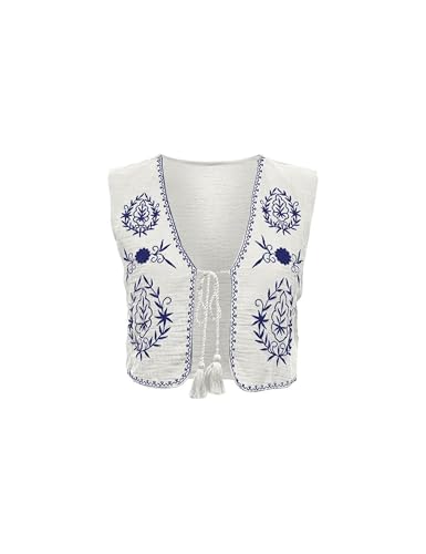 Onlthyra Sl Emb Vest WVN Onlthyra Sl Emb Vest WVN von ONLY